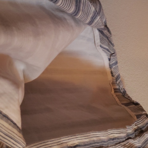 Paige 100% Cotton Sleeveless Striped Mini Dress Size Medium - Picture 13 of 16